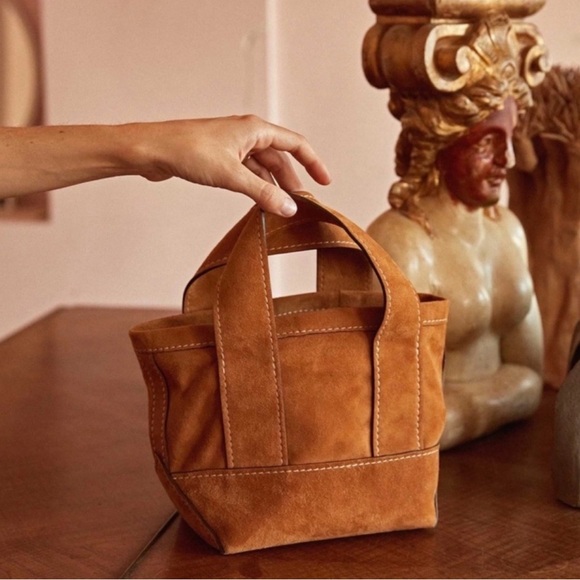 Doen Handbags - Rare Doen Lilou Mini Suede Tote Bag